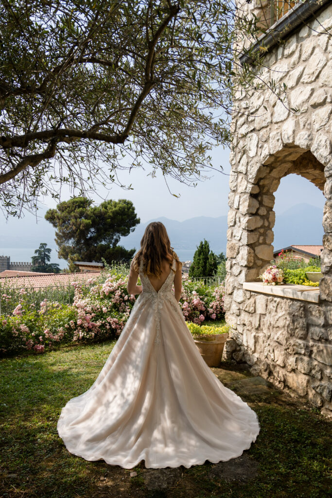 svatba v Itálii v jezera Lago di Garda v Torri del Benaco
