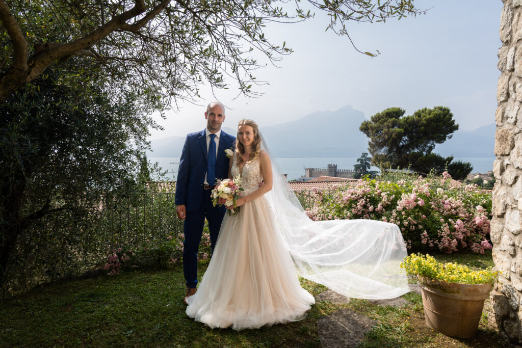 svatba v Itálii v jezera Lago di Garda v Torri del Benaco