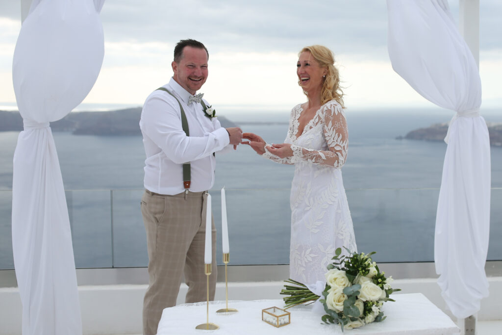 svatba v Řecku na Santorini