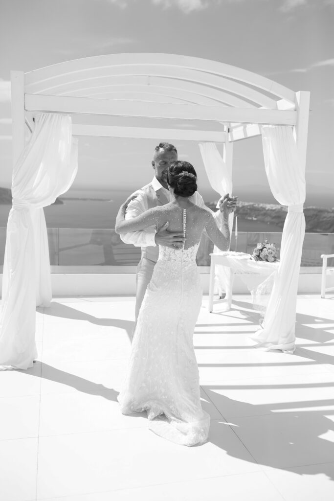 svatba v Řecku na Santorini