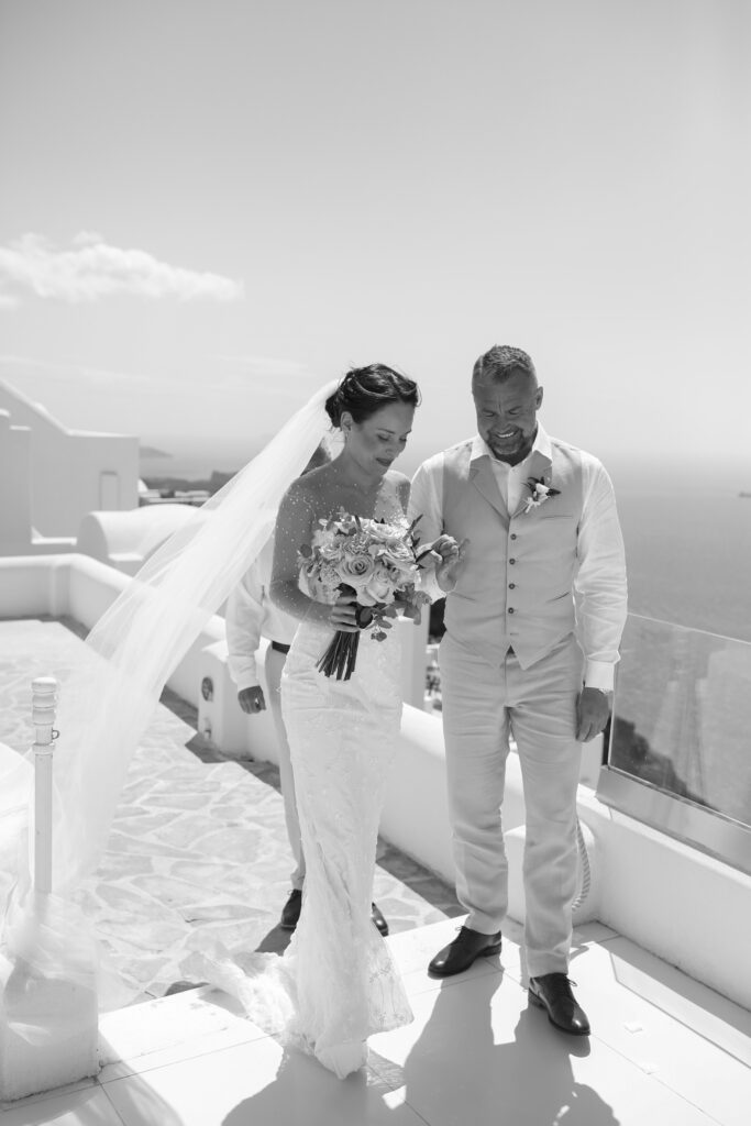 svatba v Řecku na Santorini