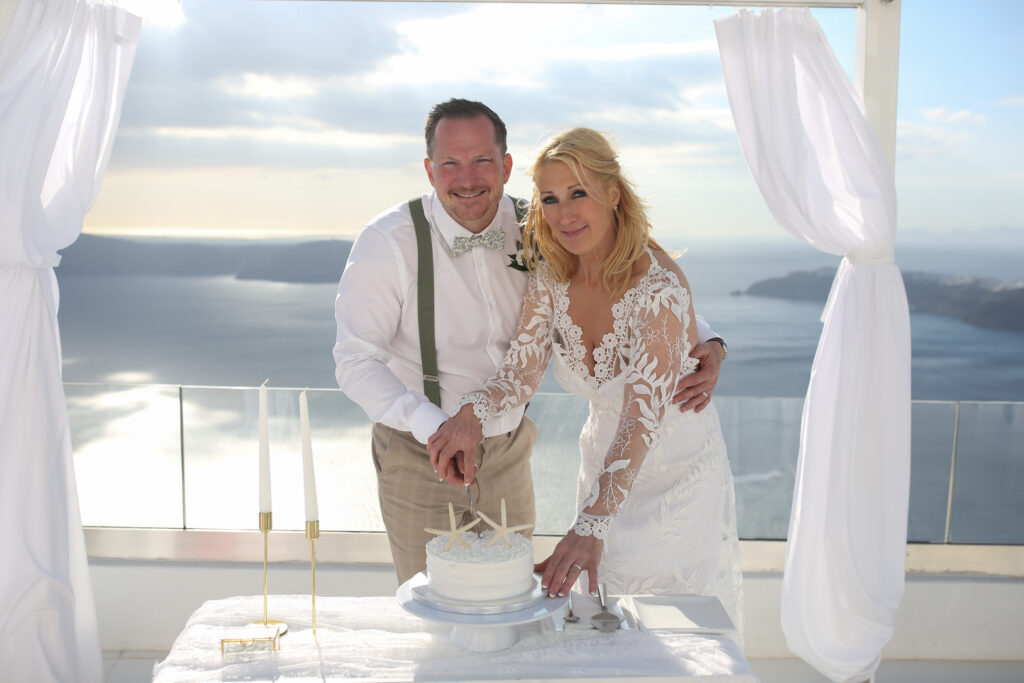 svatba v Řecku na Santorini