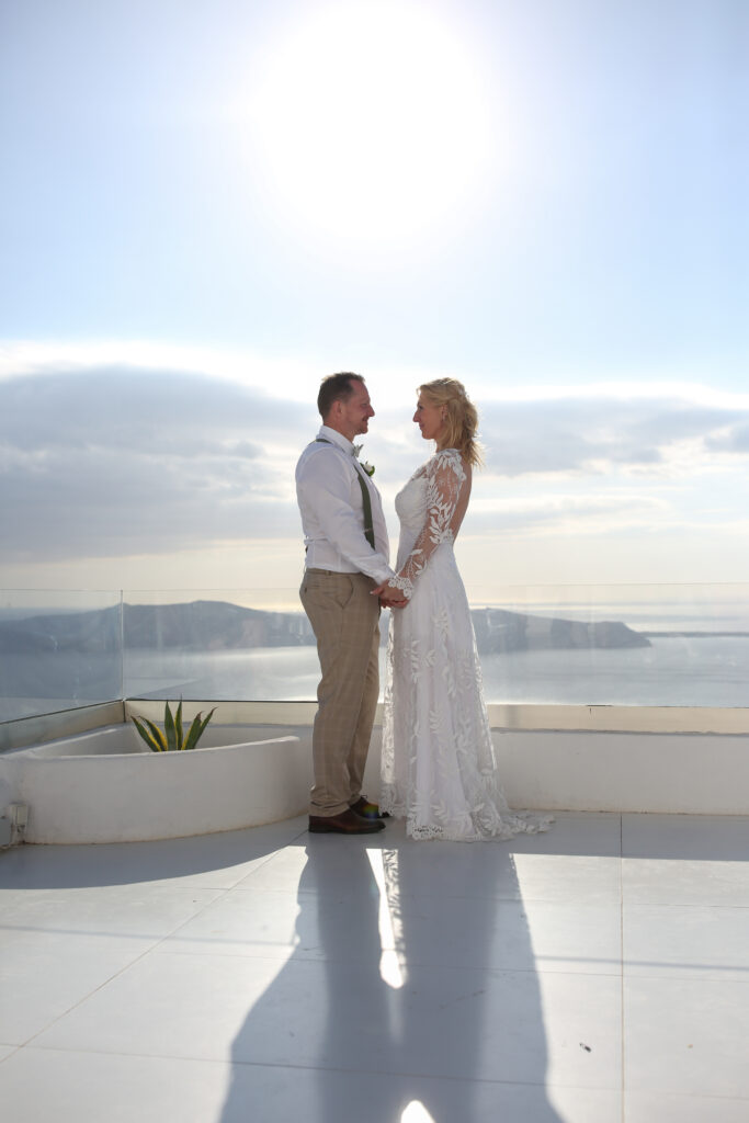 svatba v Řecku na Santorini