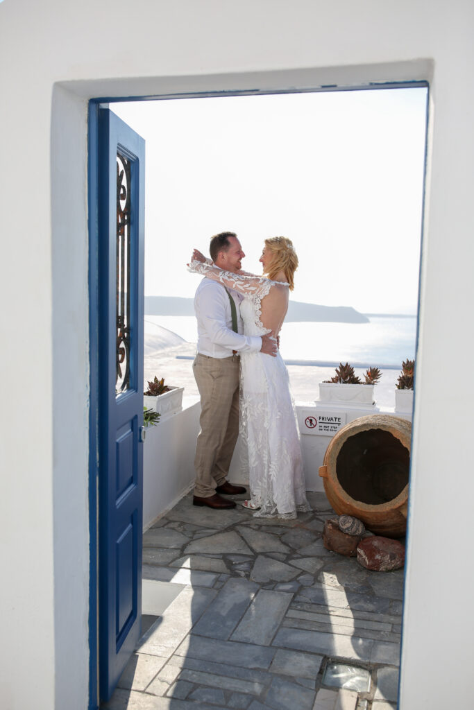 svatba v Řecku na Santorini