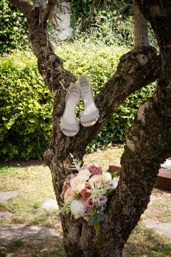 svatba v Itálii v jezera Lago di Garda v Torri del Benaco