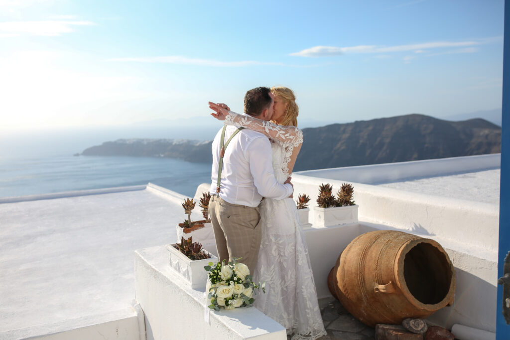 svatba v Řecku na Santorini