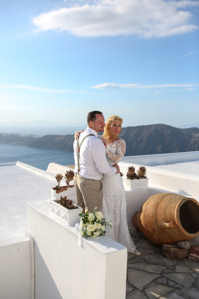 svatba v Řecku na Santorini