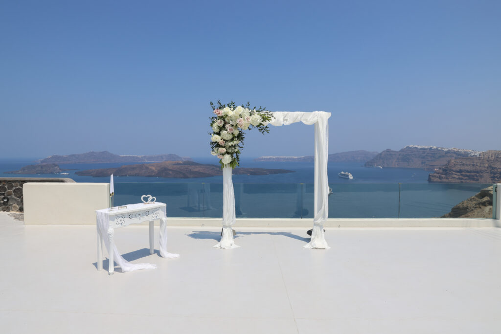 svatba v Řecku na Santorini