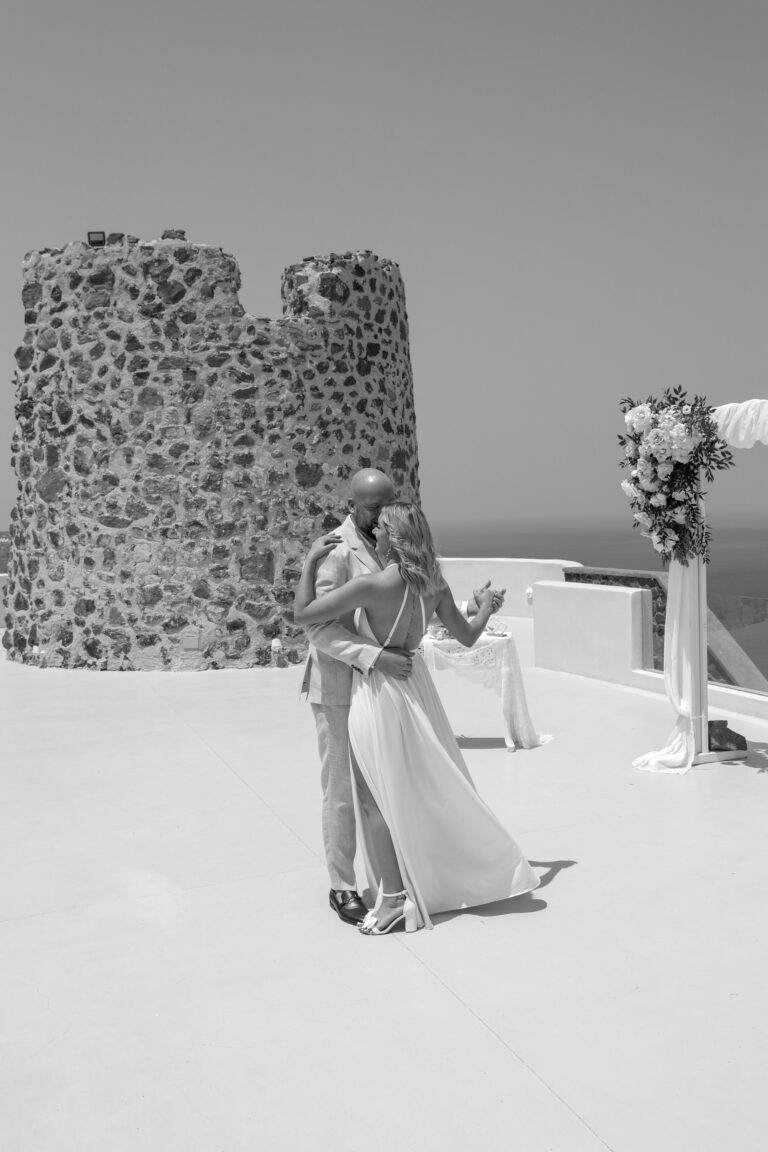 svatba v Řecku na Santorini