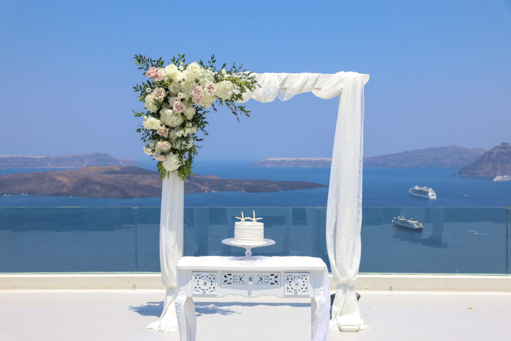 svatba v Řecku na Santorini