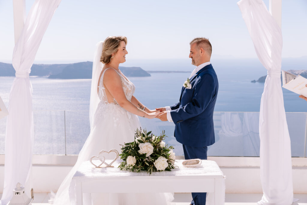 svatba v Řecku na Santorini