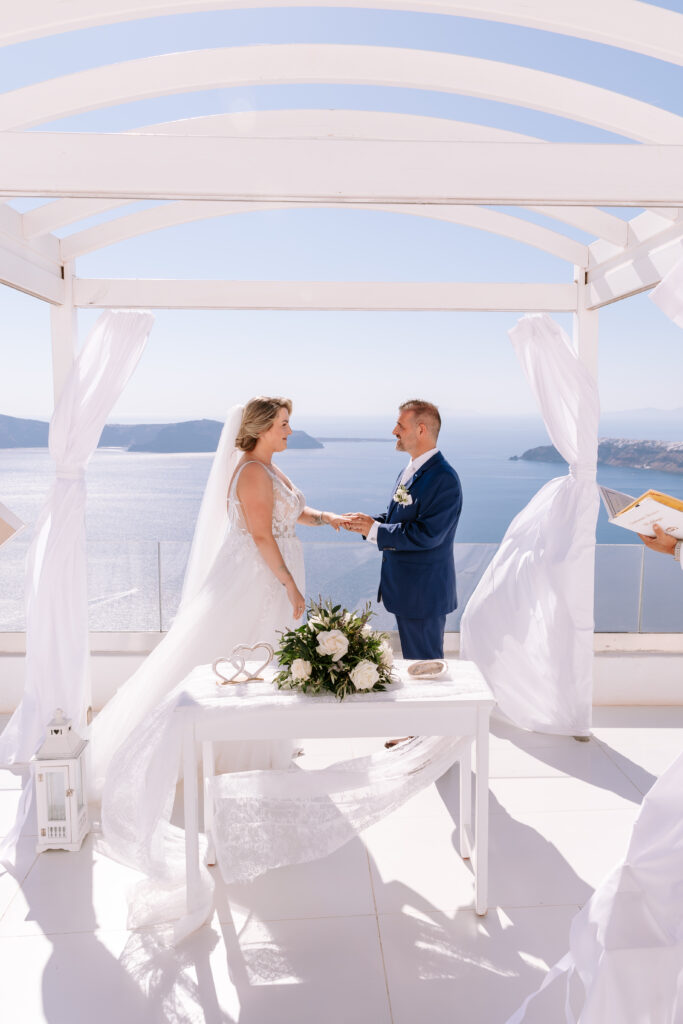 svatba v Řecku na Santorini