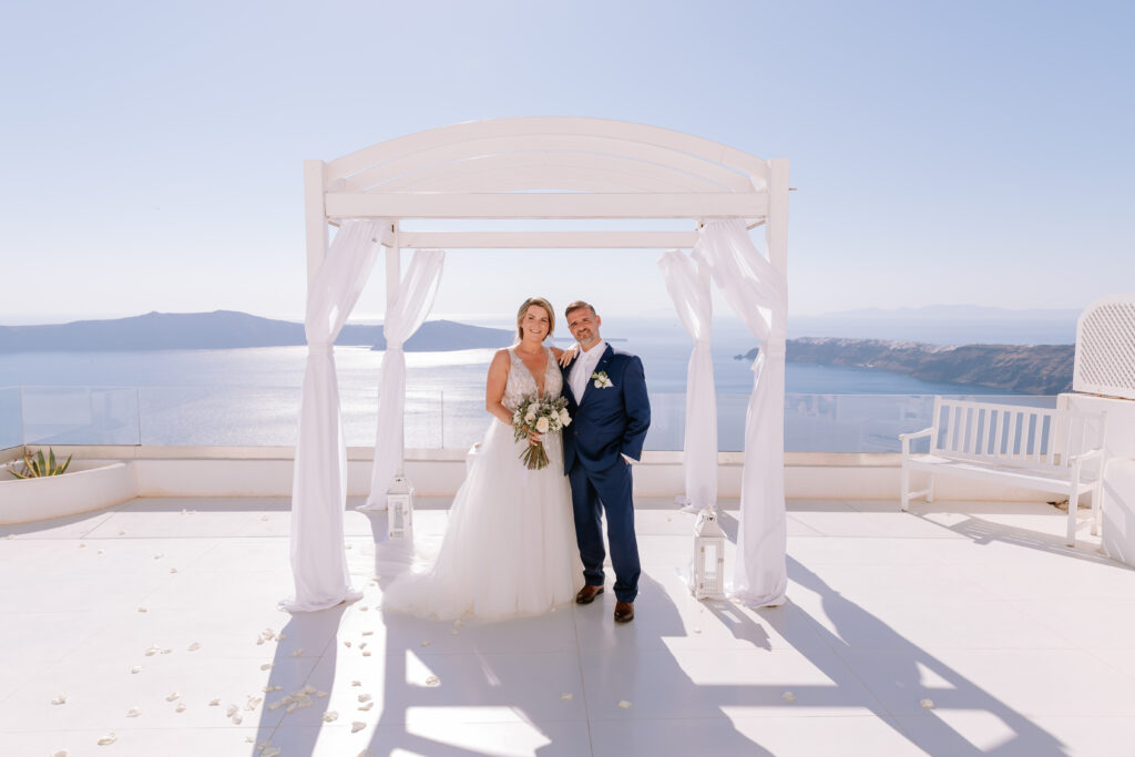 svatba v Řecku na Santorini