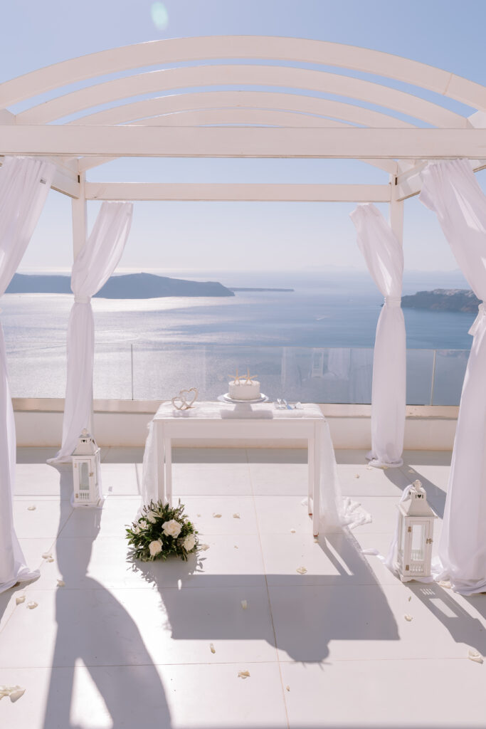 svatba v Řecku na Santorini