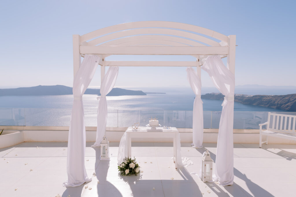 svatba v Řecku na Santorini