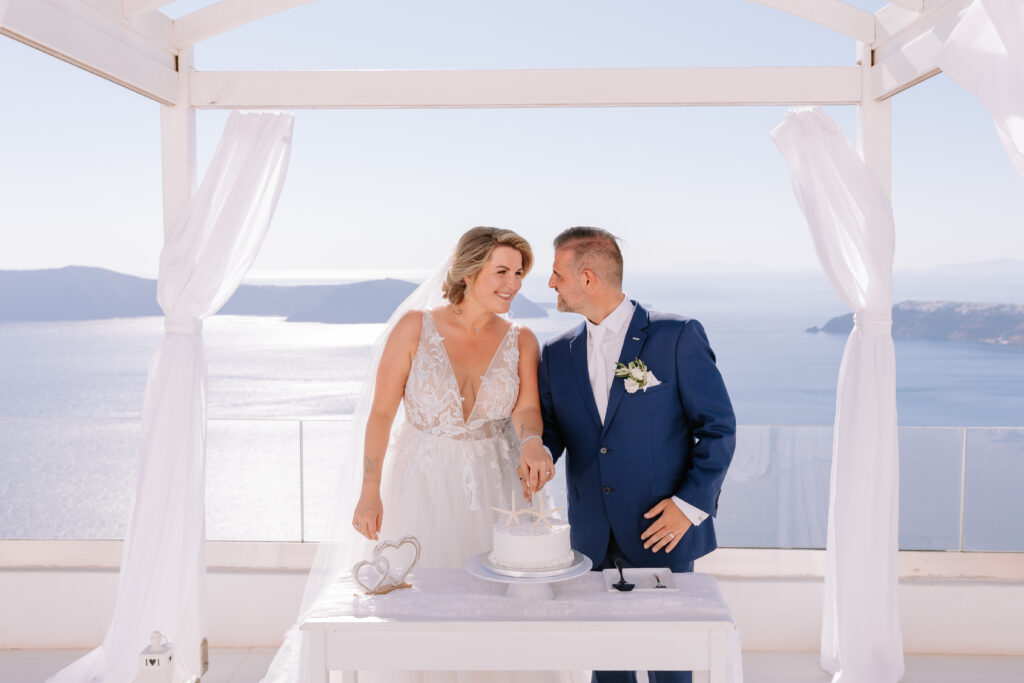 svatba v Řecku na Santorini