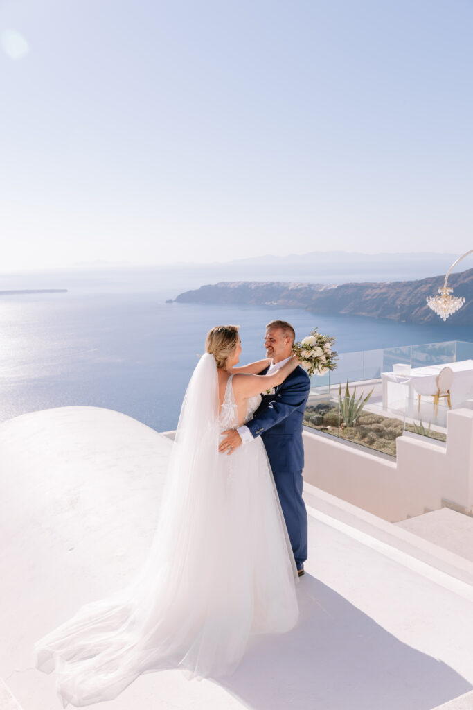 svatba v Řecku na Santorini