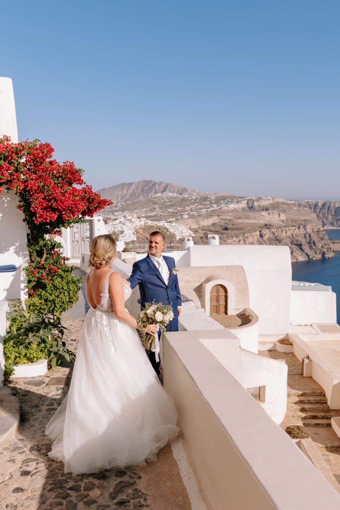 svatba v Řecku na Santorini