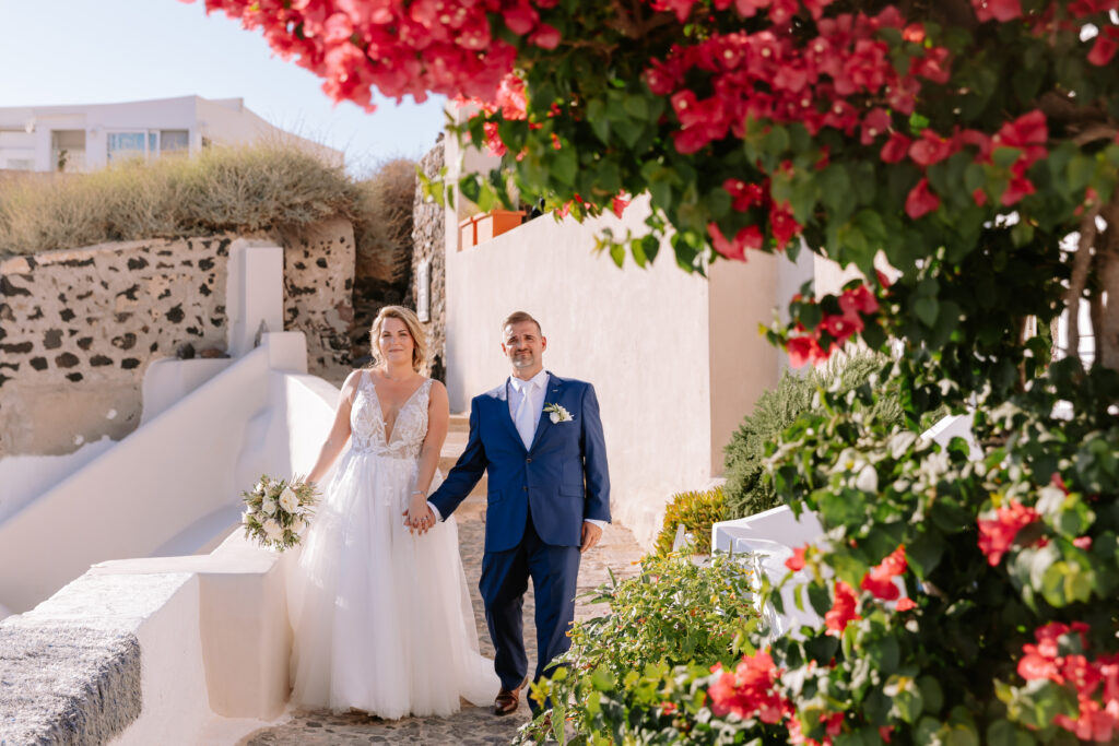 svatba v Řecku na Santorini