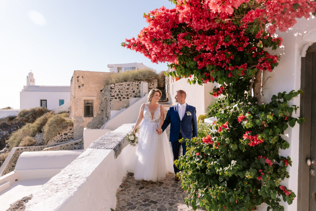 svatba v Řecku na Santorini
