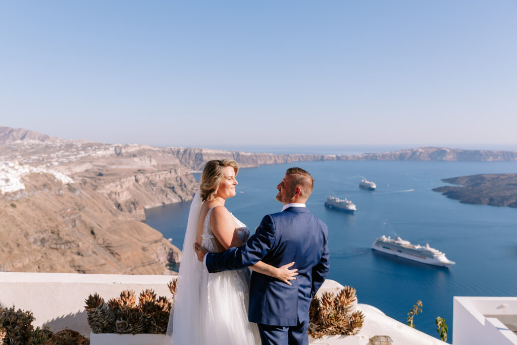 svatba v Řecku na Santorini