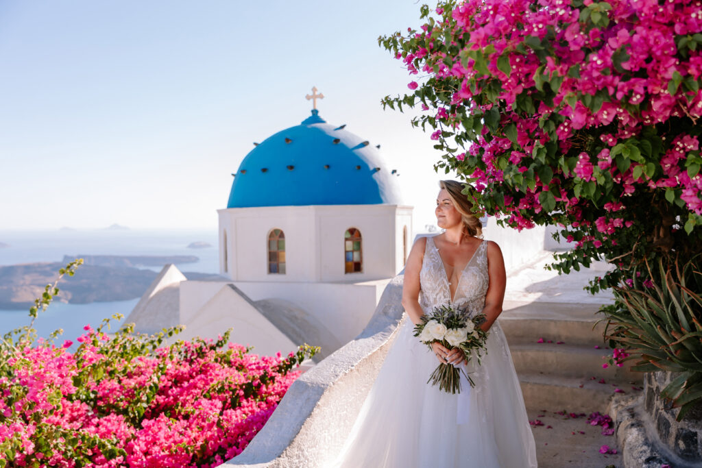 svatba v Řecku na Santorini