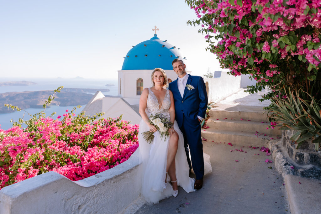 svatba v Řecku na Santorini