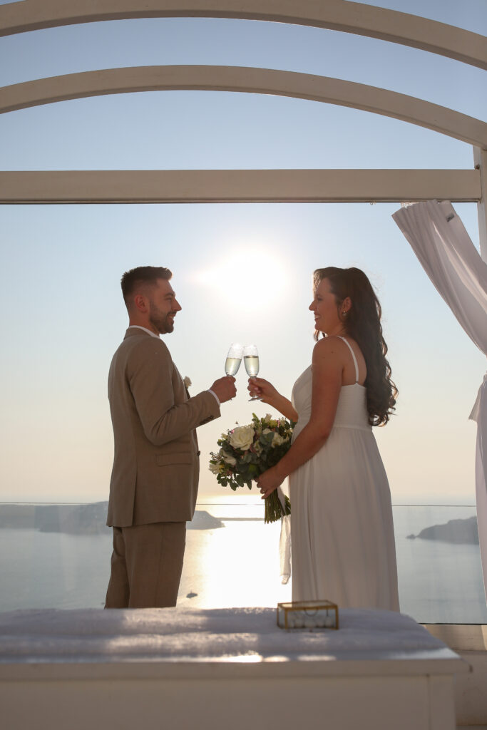 svatba v Řecku na Santorini