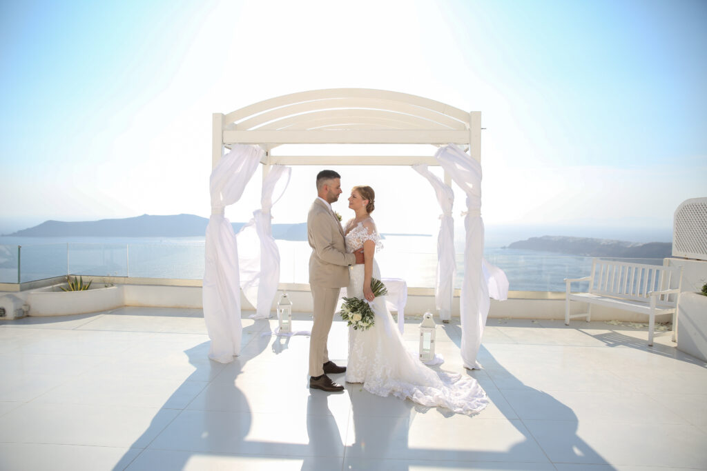 svatba v Řecku na Santorini