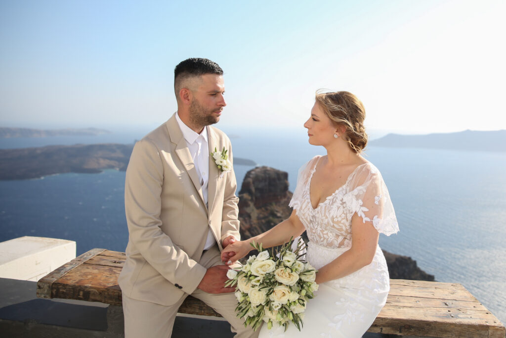 svatba v Řecku na Santorini