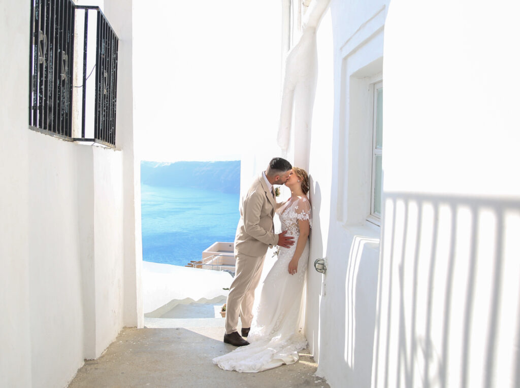 svatba v Řecku na Santorini