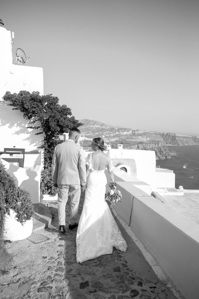 svatba v Řecku na Santorini