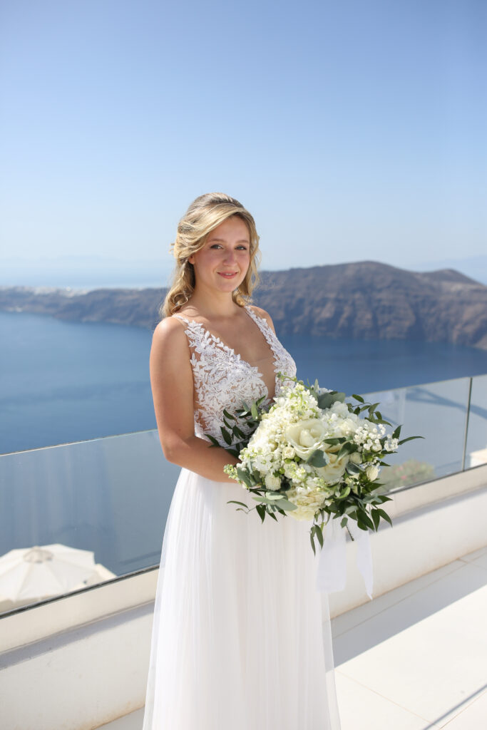 svatba v Řecku na Santorini