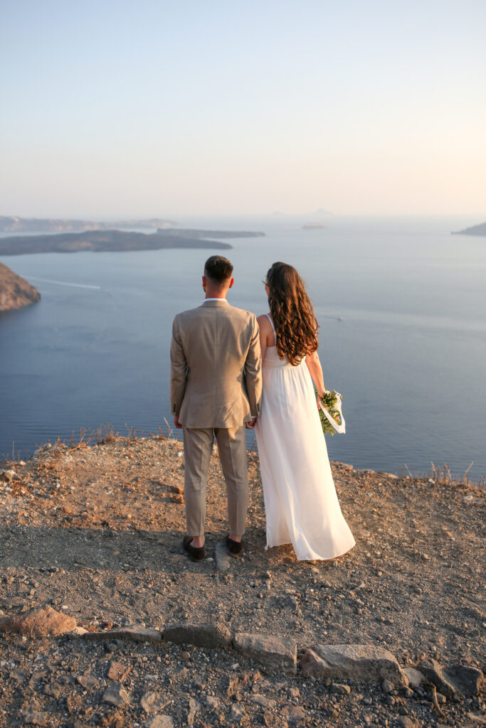 svatba v Řecku na Santorini