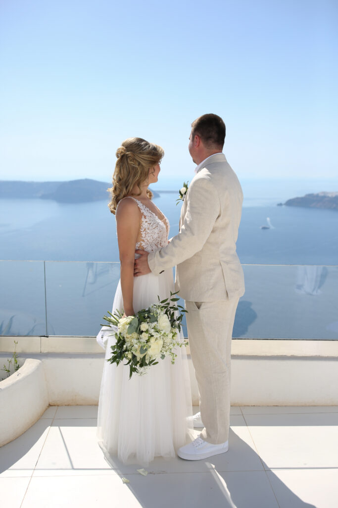 svatba v Řecku na Santorini
