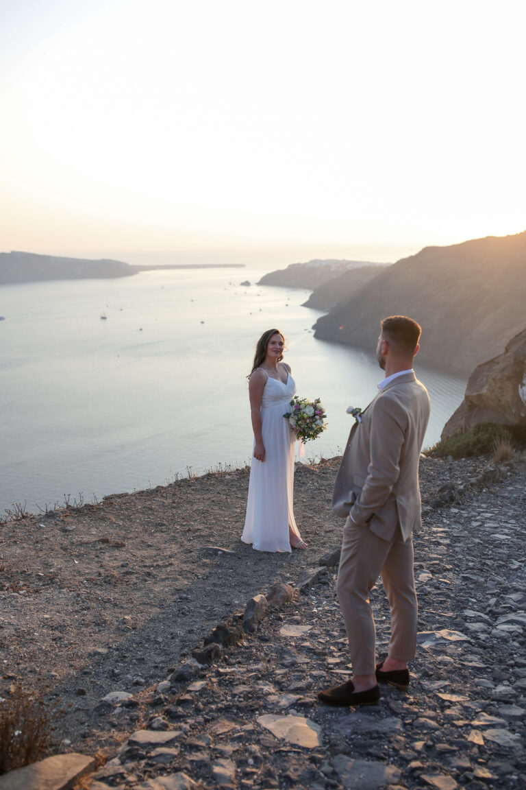 svatba v Řecku na Santorini
