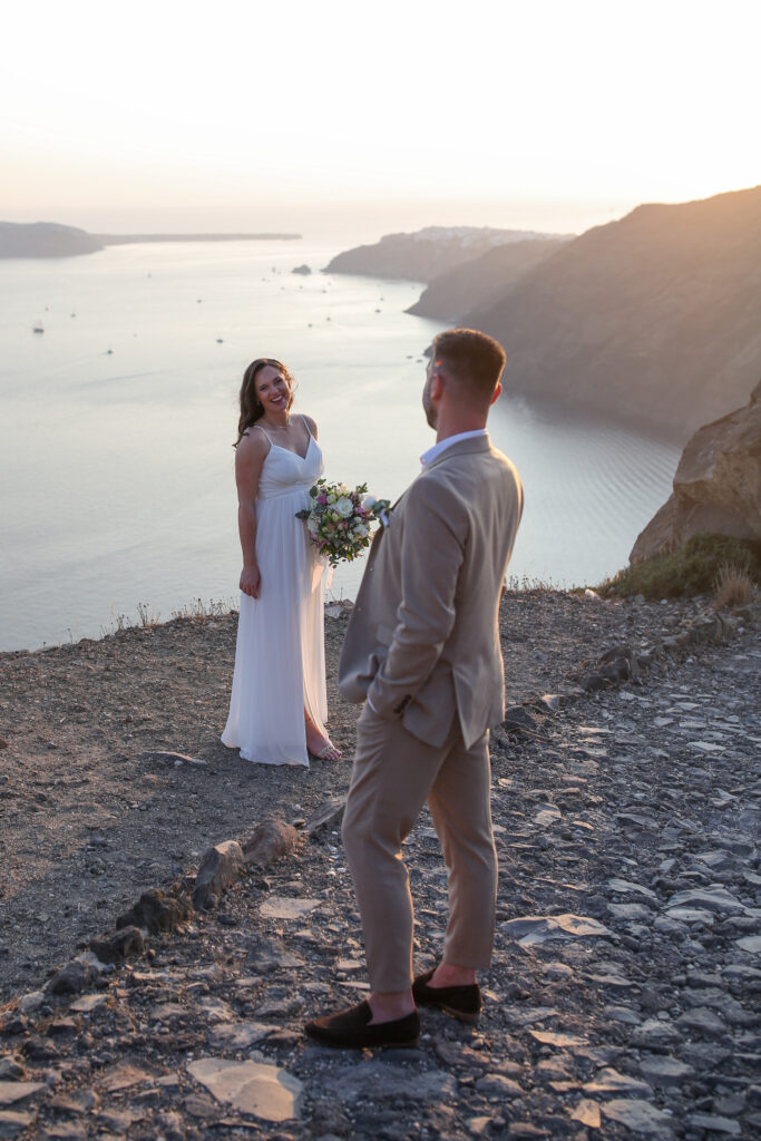 svatba v Řecku na Santorini