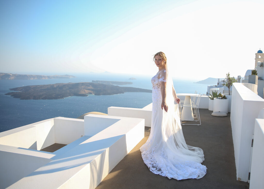 svatba v Řecku na Santorini