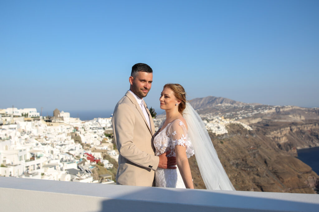 svatba v Řecku na Santorini