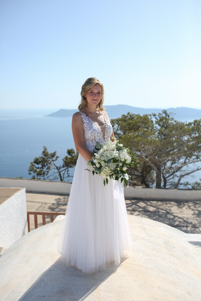 svatba v Řecku na Santorini