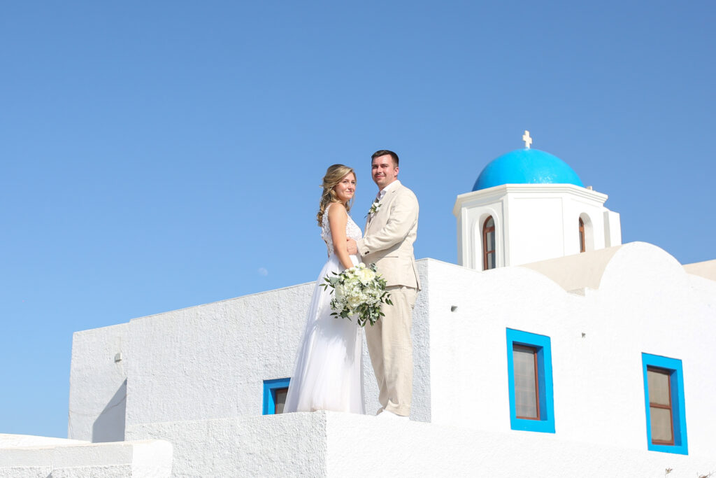 svatba v Řecku na Santorini