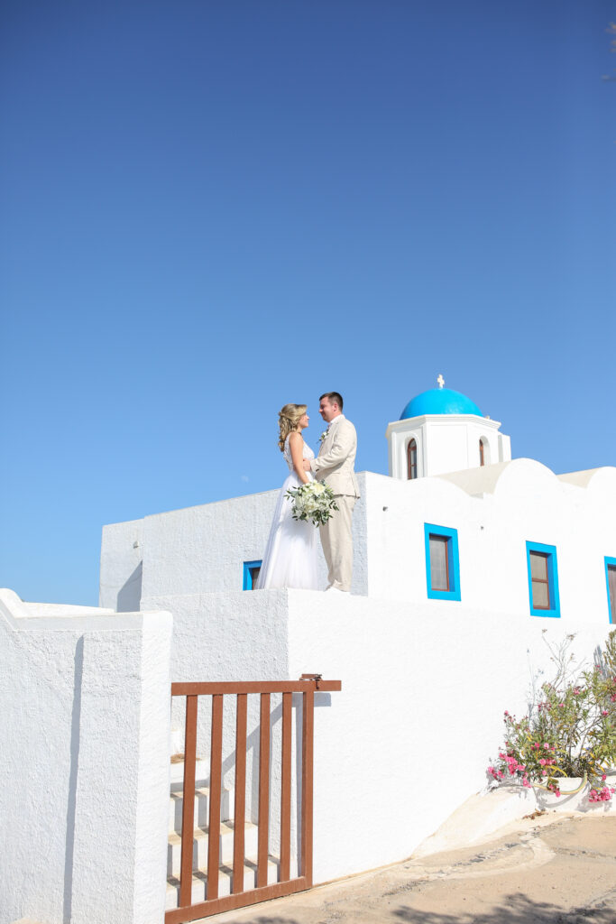 svatba v Řecku na Santorini