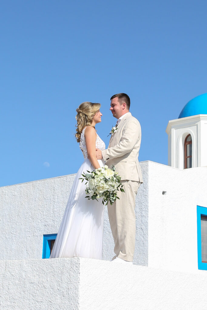 svatba v Řecku na Santorini
