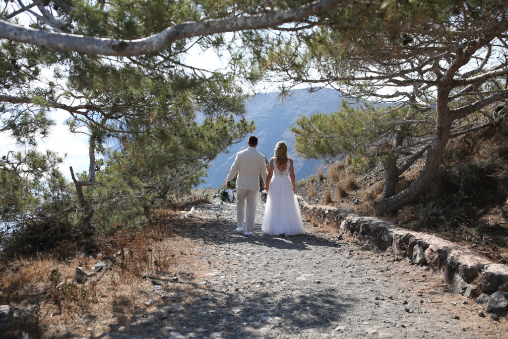 svatba v Řecku na Santorini