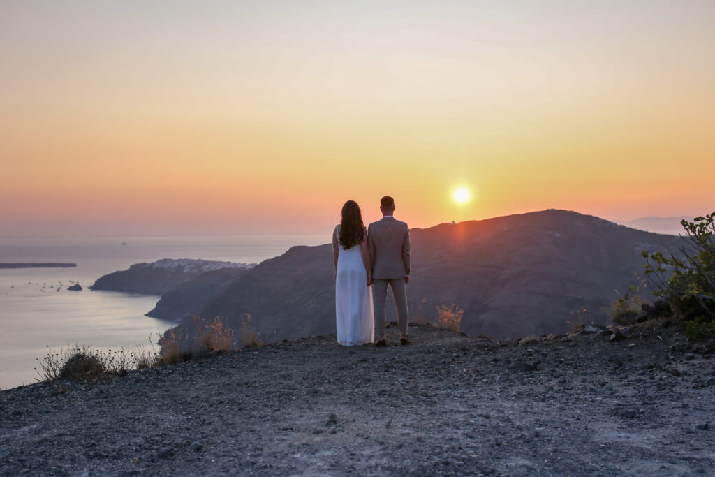 svatba v Řecku na Santorini