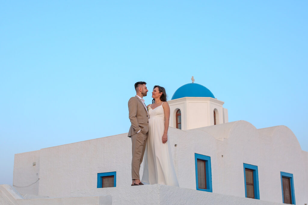 svatba v Řecku na Santorini