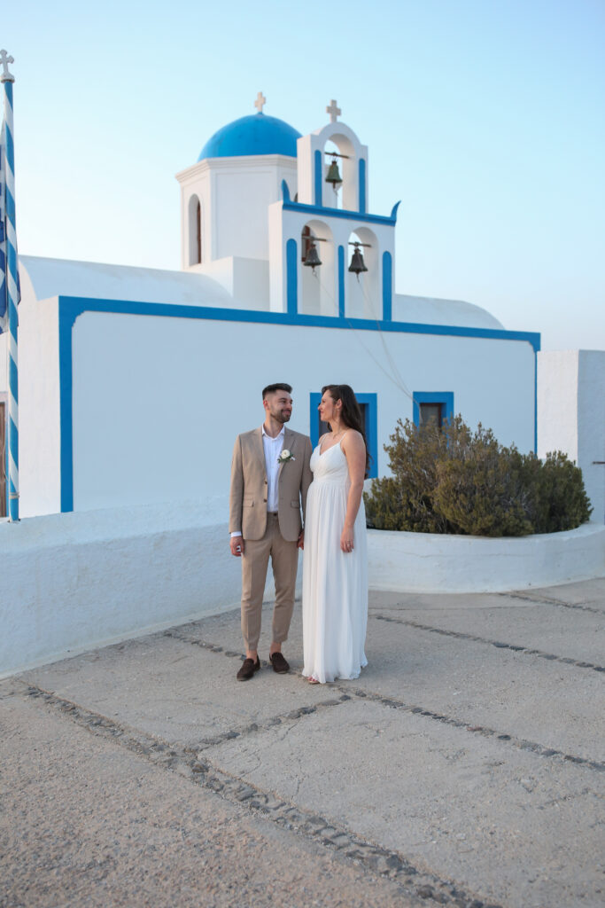 svatba v Řecku na Santorini