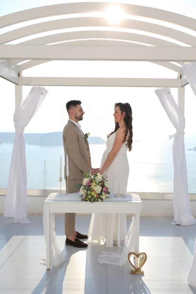 svatba v Řecku na Santorini