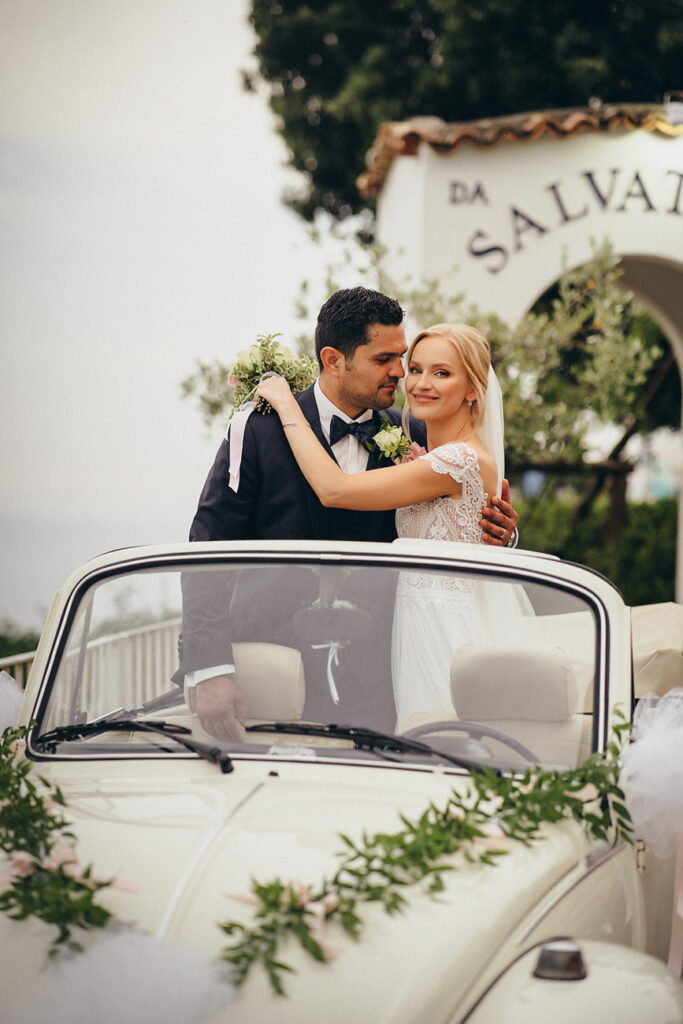 svatba v Itálii Amalfi Ravello