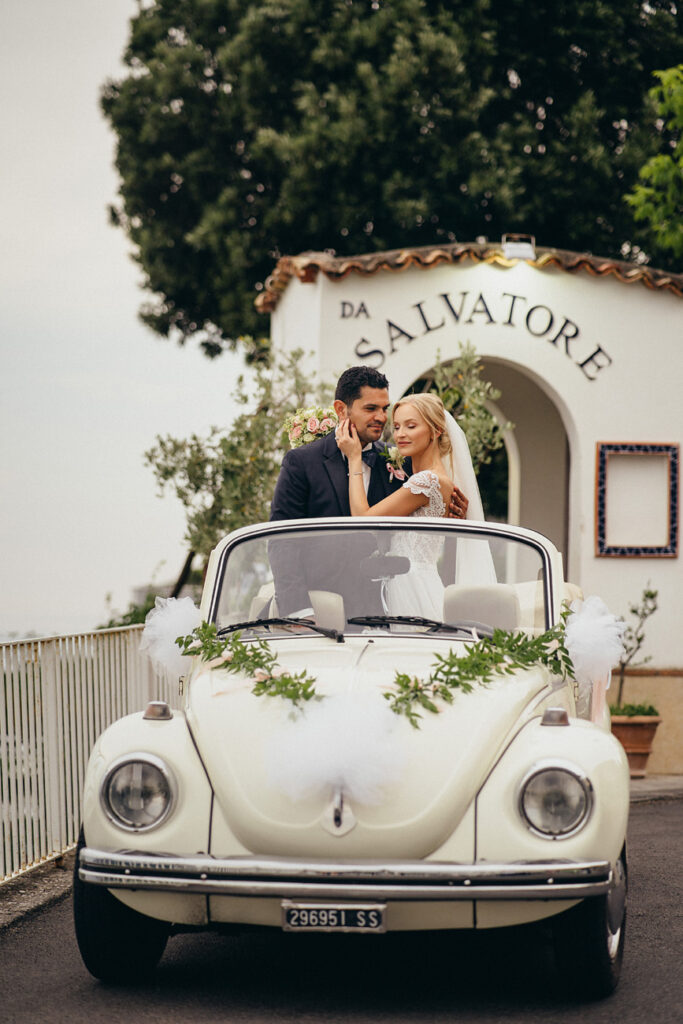 svatba v Itálii Amalfi Ravello